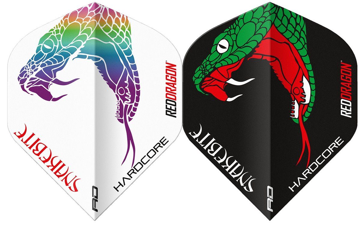 Reddragon Dartflight Ying Yang Peter Wright Black White Standard Flights