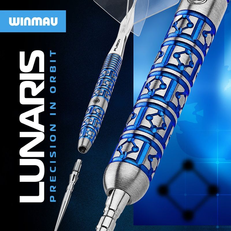 Winmau Lunaris Parallel Switch Point 90% Steeldarts 23/25 Gramm Steeldarts
