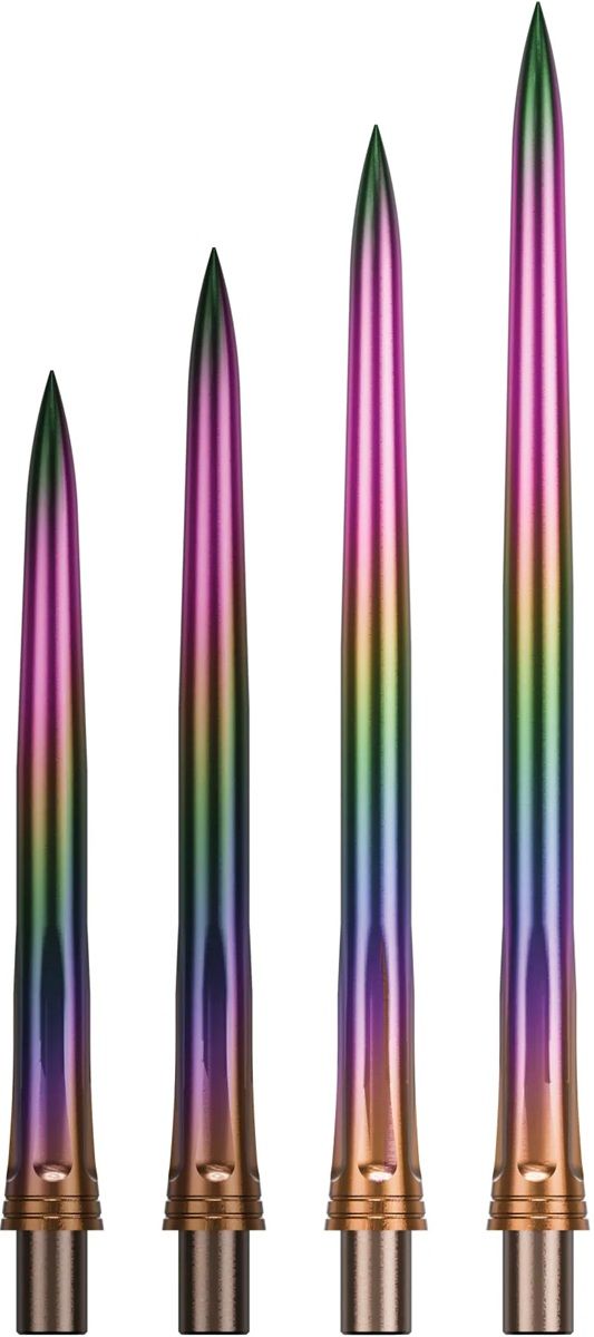 Precise180 EVO Steeldartspitze Rainbow 28/32/36/40 mm Wechselspitzen