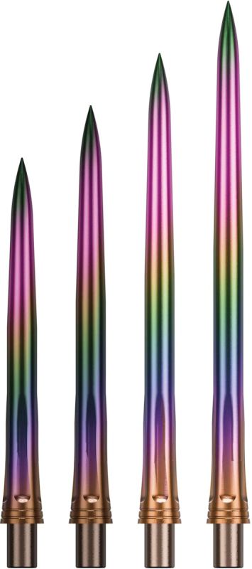 Precise180 EVO Steeldartspitze Rainbow 28/32/36/40 mm Wechselspitzen