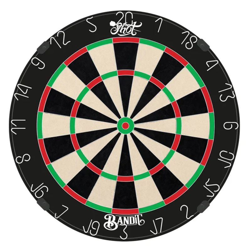 Shot Bandit Dartboard Professional 4. Generation Steeldart Scheibe