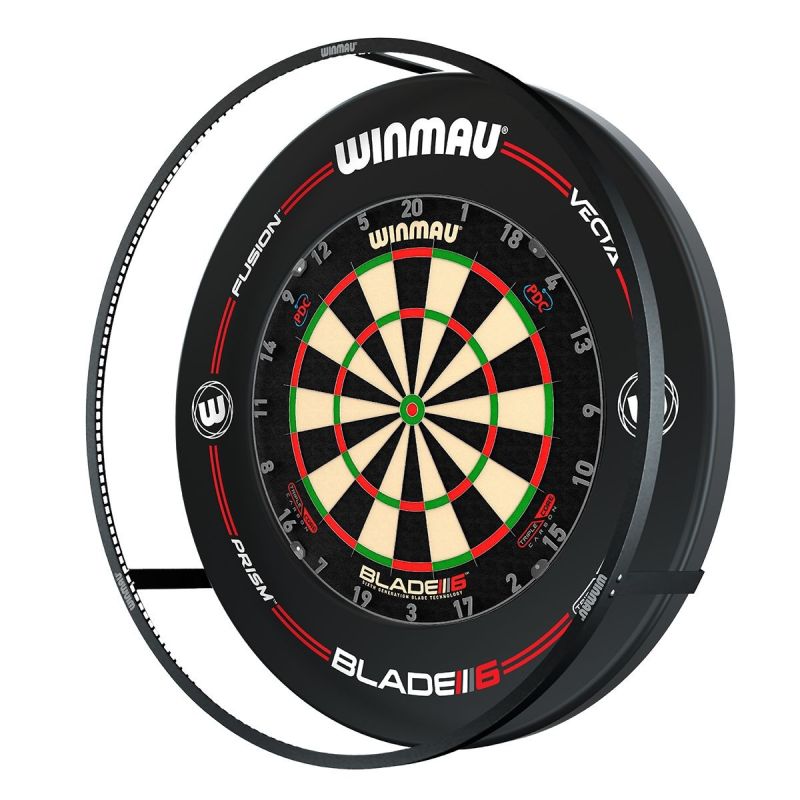 Mega Dart Set Plasma Schwarz Licht Surround TC Board Darts Boardzubehör