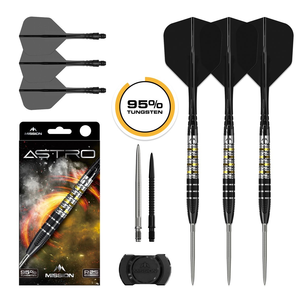 Mission Astro RP 95% Steeldarts 22/24 Gramm Steeldarts