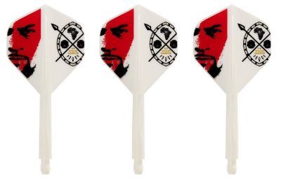 Condor Dart Flights Shafts AXE Devon Petersen I3 White Standard No2 Flights