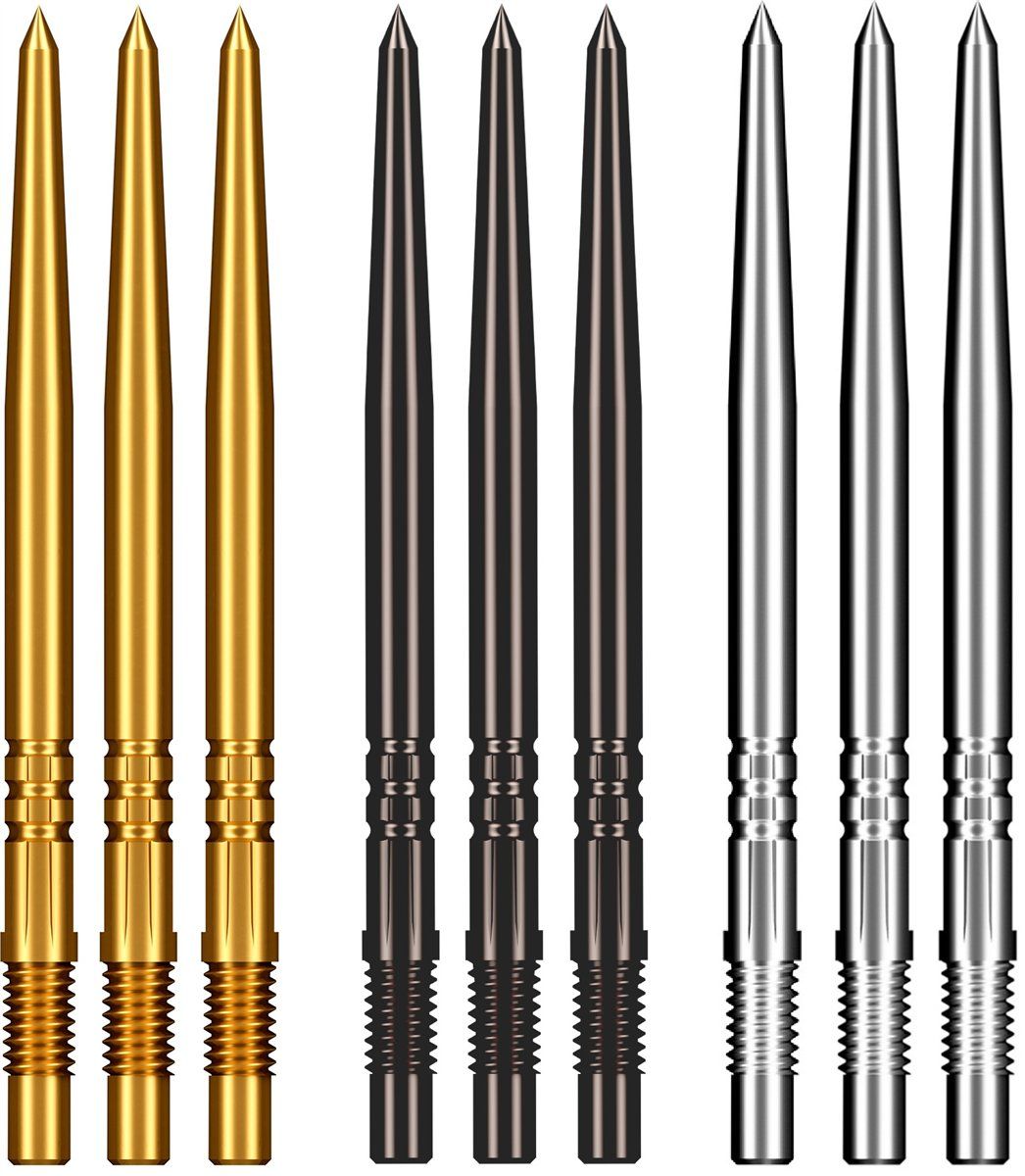 Shot! Turbo Points TP 30/35/40 mm Gold/Schwarz/Silber Wechselspitzen