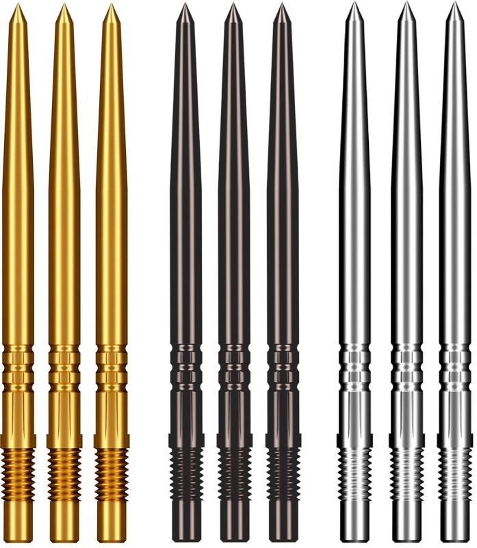 Shot! Turbo Points TP 30/35/40 mm Gold/Schwarz/Silber Wechselspitzen