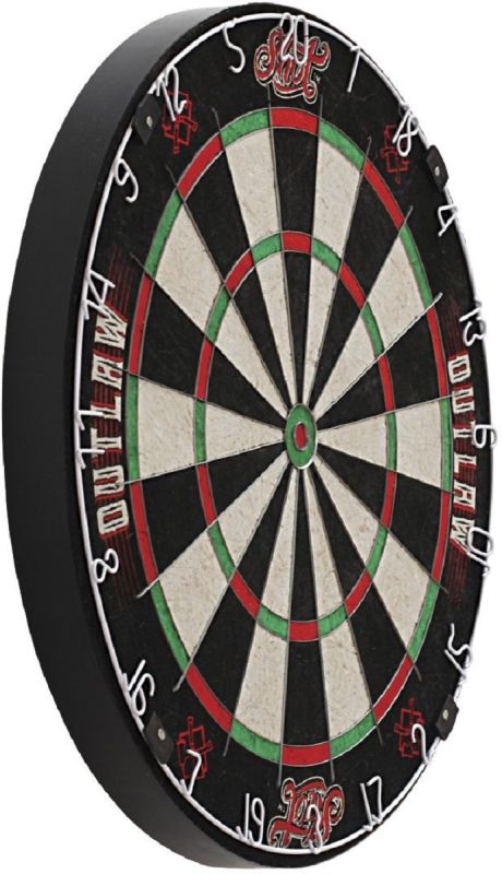 Shot Outlaw Bristle Dartboard Steeldart Scheibe