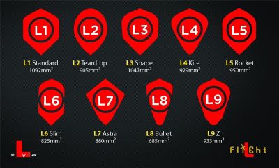 L-Style Champagne Flights Pro Shape L3 Flights