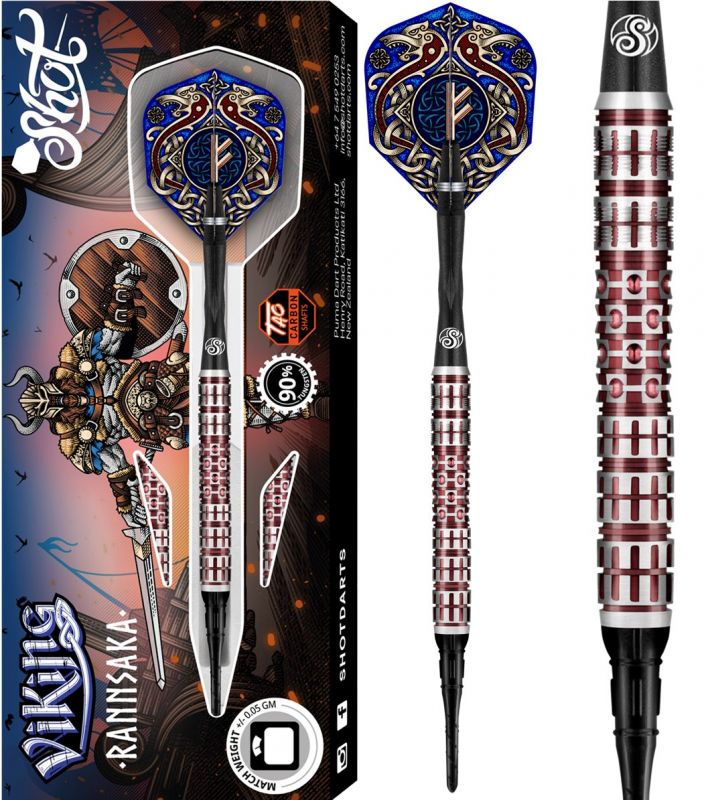 SHOT! Viking Rannsaka 90% Softdarts 18 Gramm Softdarts