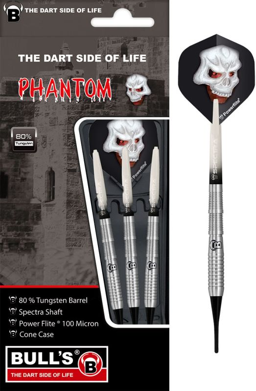 1 Satz BULL'S Phantom Soft Dart 18g Softdarts