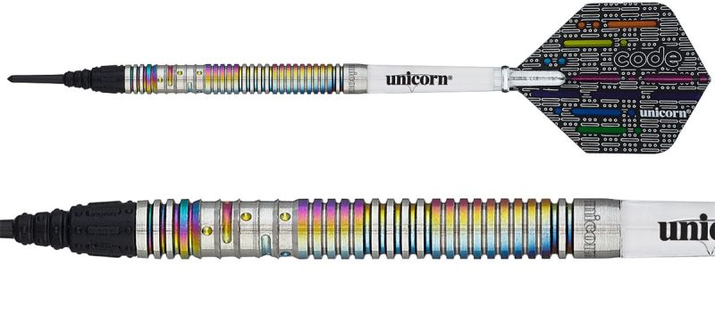 Unicorn Michael Smith Code 70% Tungsten Soft Dart Pfeile 18 Gramm Softdarts