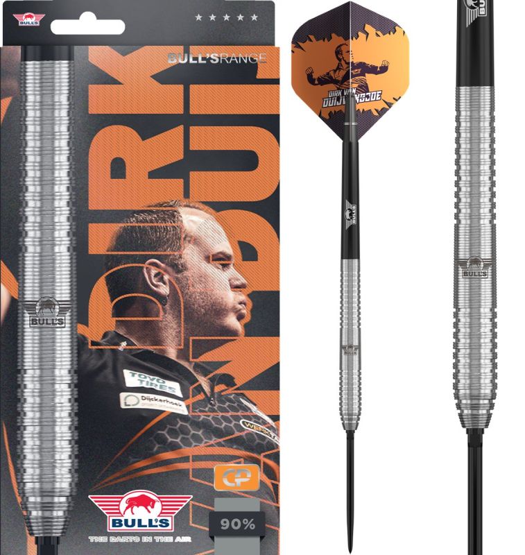 Bull´s Dirk van Duijvenbode Original CP 90% Steeldarts 22/23/24/25 Gramm Steeldarts