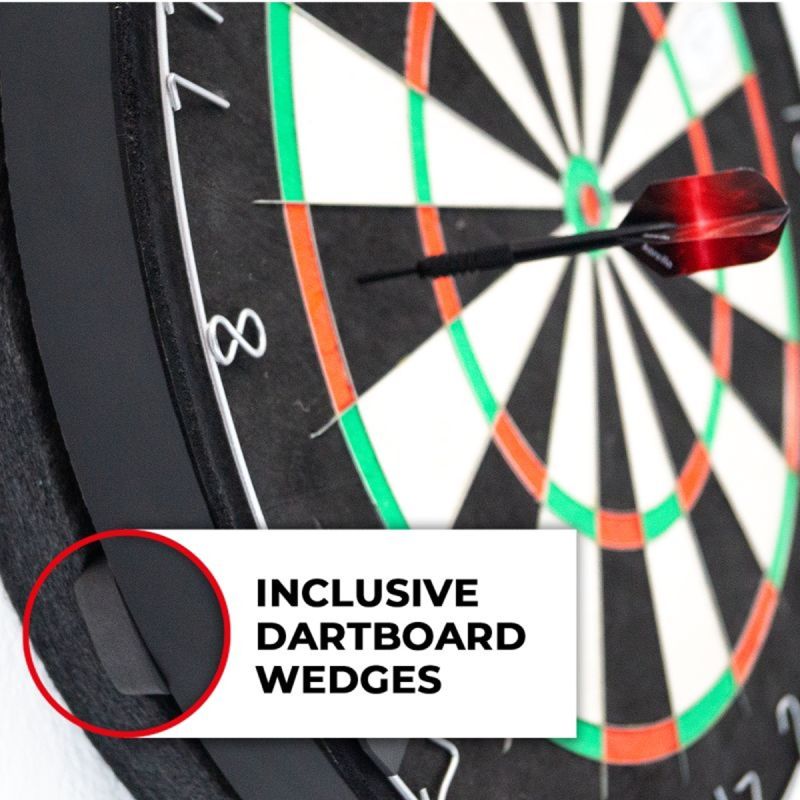 Karella Ø45 cm Silencer Schallschutz für Steeldartboards Steel Dartscheibe Schallschutz