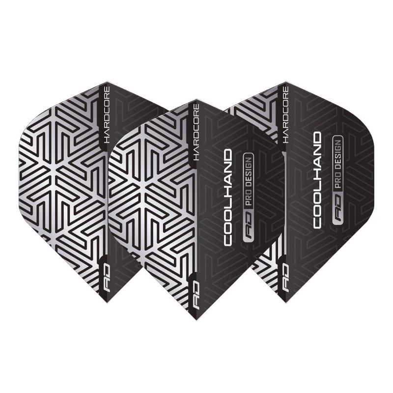 Reddragon Luke Humphries Cool Hand Grau/Weiß Dart Flights Flights