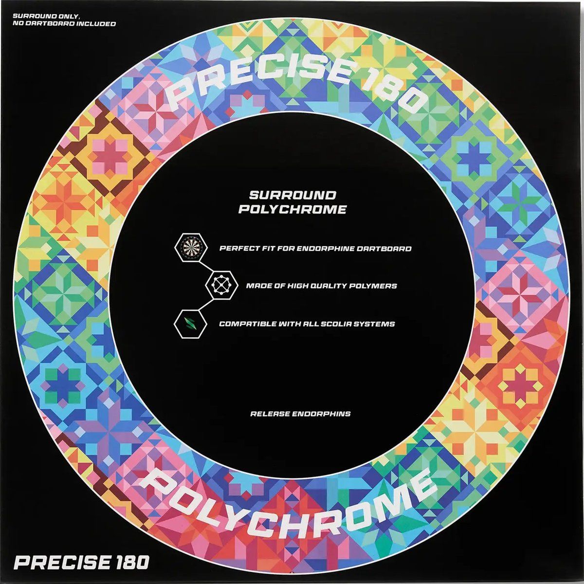 1 tlg. Precise180 Polychrome Dart Catchring Dart Auffangring Surround Auffangring
