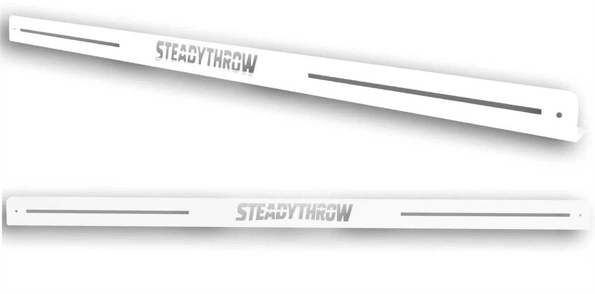 SteadyThrow Lite Oche mit Klettband für Dartteppiche von 60 bis 90 cm Breite Abwurflinie