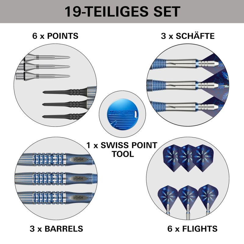 Target Phil Taylor Power Gx2 95% Softdarts 18/20 Gramm Softdarts
