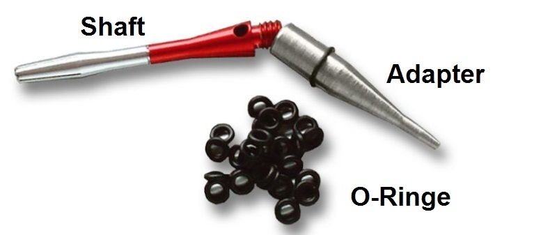 60 O-Ringe 6 mm Kleingewinde 2ba Gummi Ringe inkl. Adapter Zubehör Shafts O-Ringe