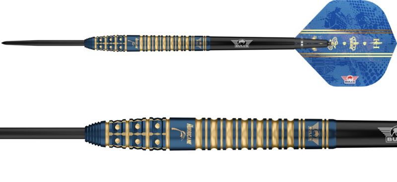 Bull´s Kim Huybrechts Blue 95% Steeldarts 22 Gramm Steeldarts