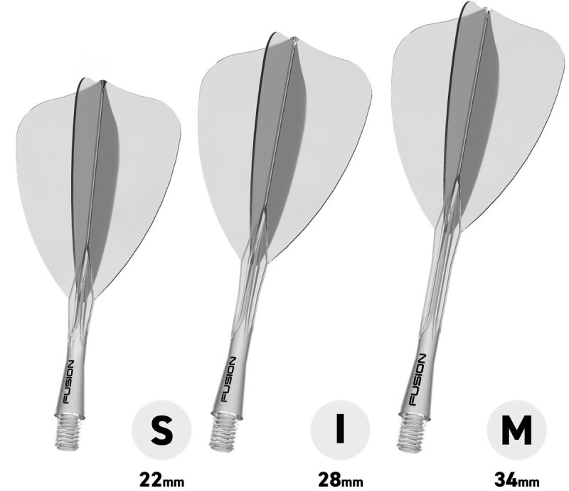 Winmau Fusion Integrated Flight & Shaft System Arrow Shafts