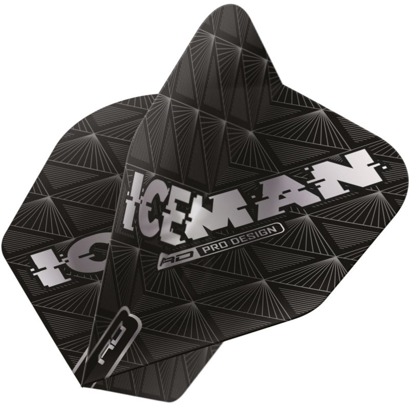Reddragon Dartflight RD Pro Player Gerwyn Price Black No. 6 Shape Flights