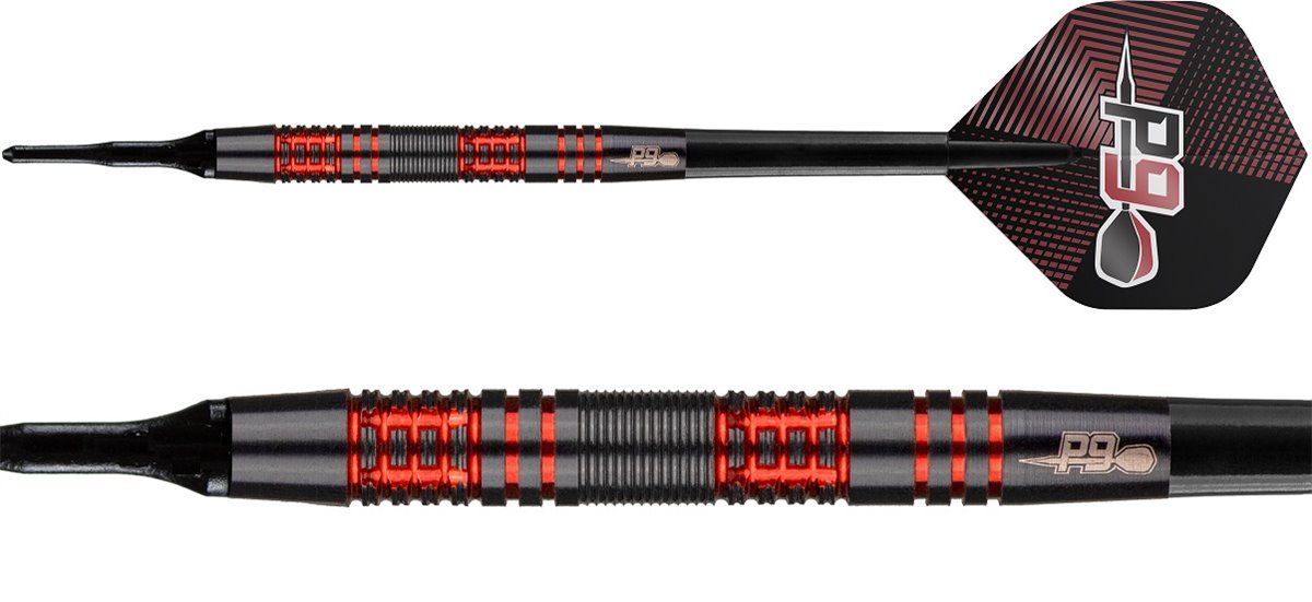 P9 Darts Black Titanium PCT Pro Range 1 Softdarts 22 Gramm Softdarts