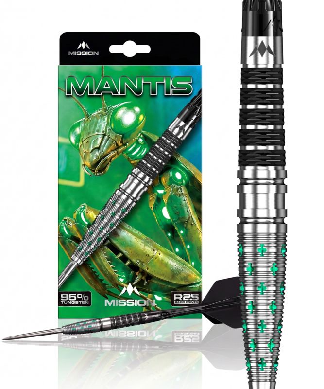 Mission Mantis RP 95% Steeldarts 22/24 Gramm Steeldarts