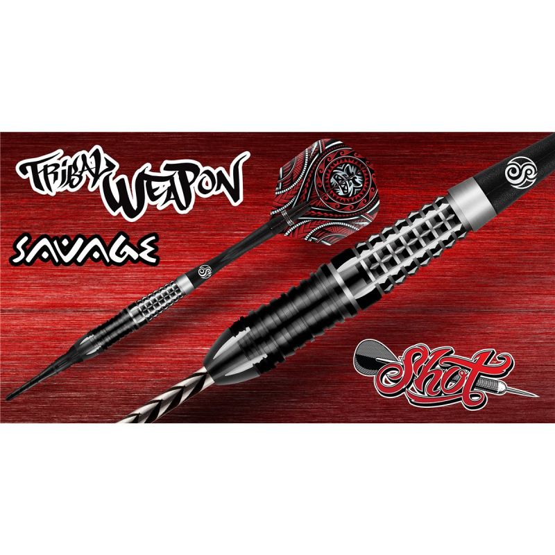 Shot! Tribal Weapon Savage 90% Softdarts 18 Gramm Softdarts