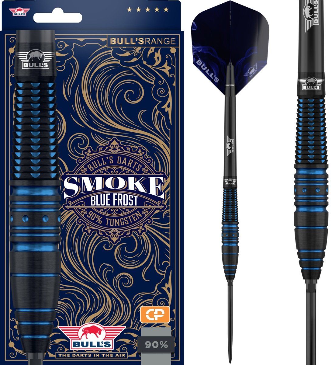 Bull´s Smoke Blue Frost CP 90% Steeldarts 22/24 Gramm Steeldarts