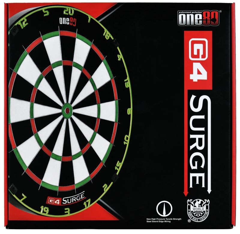 ONE80 Gladiator 4 Surge Dartboard Bristle Board
