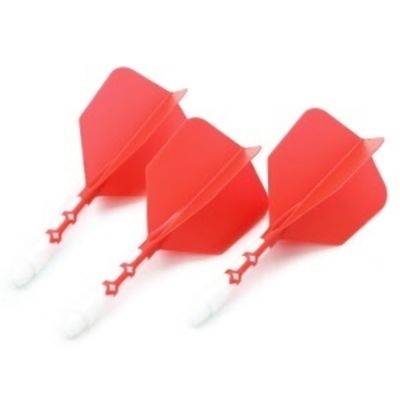Cuesoul Dart Flight/Shaft ROST T19 Shaft Weiß Big Wing Flights