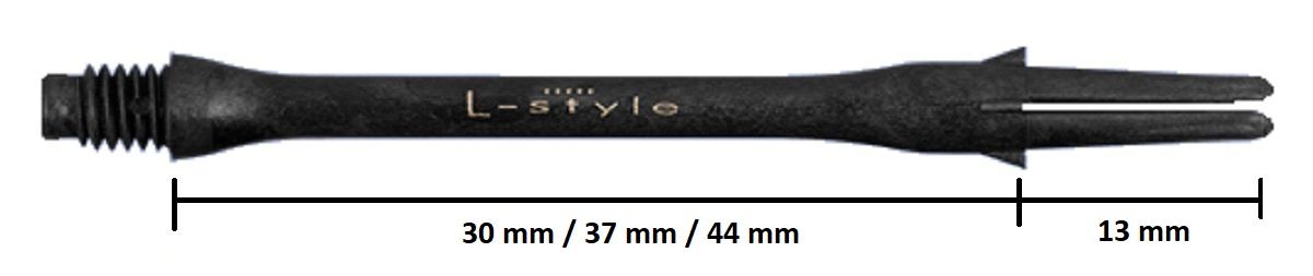 L-Style L-Shaft Locked Slim Carbon Dart Shafts Shafts