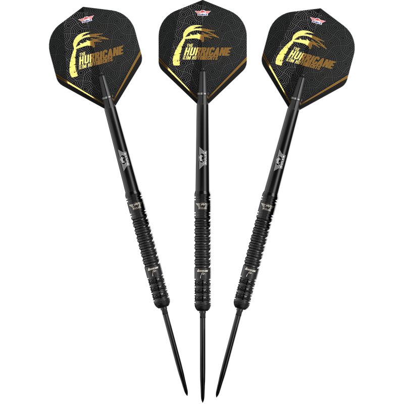 Bull´s Kim Huybrechts E2 Black 90% Steeldarts 23/25 Gramm Steeldarts
