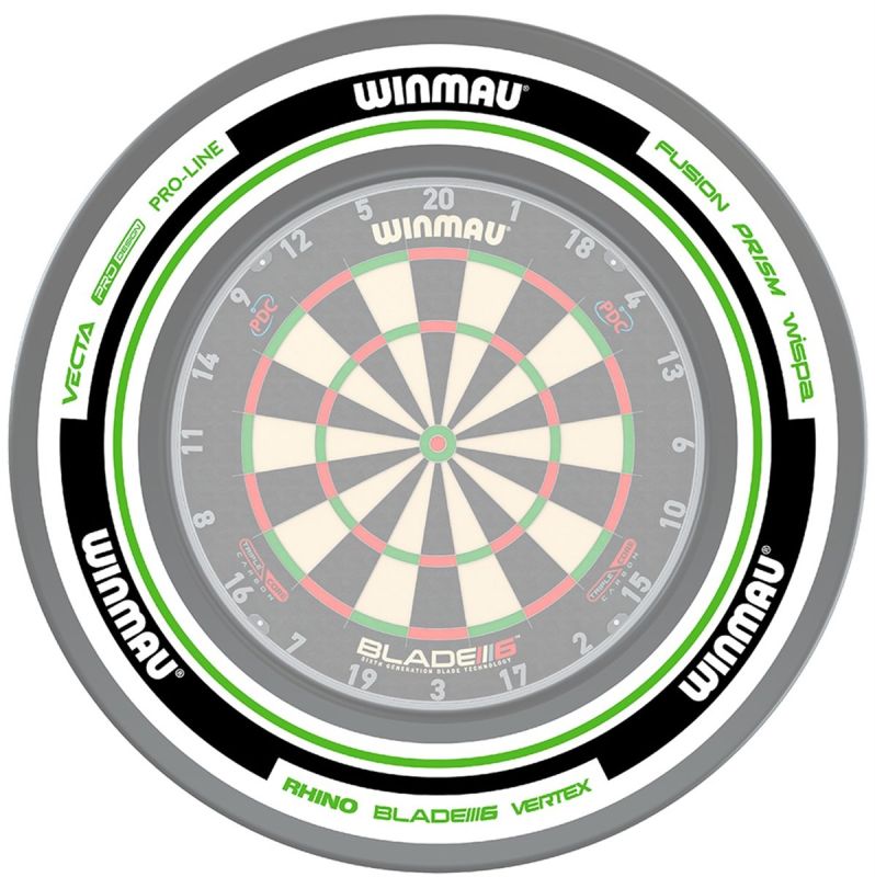 1 tlg. Winmau Advance Weiß/Grün Catchring Dart Surround Auffangring