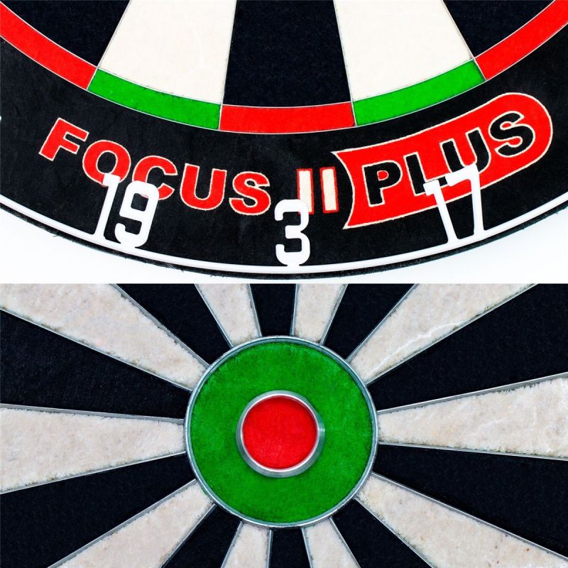 BULL'S Focus II Plus Bristle Dart Board Bristle Board
