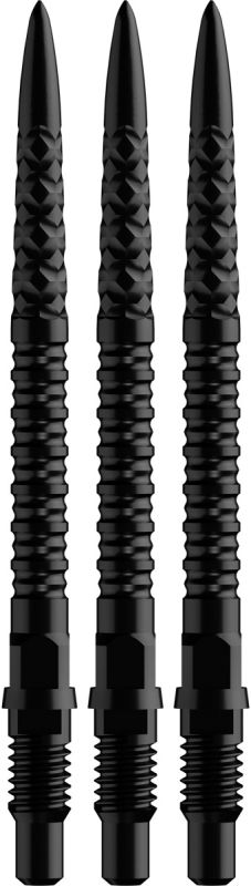 Bull´s CP Points FGS Black Steel Point Schwarz 28/32/36/40/44 mm Wechselspitzen