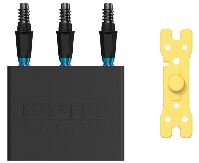 Cuesoul OTO Wechsel Spitzen Conversion Points Slash Cut Rings Multi Color No.5 Schraubspitzen Tips