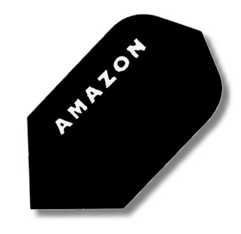 Dartflight Amazon Slim-Form, schwarz Flights