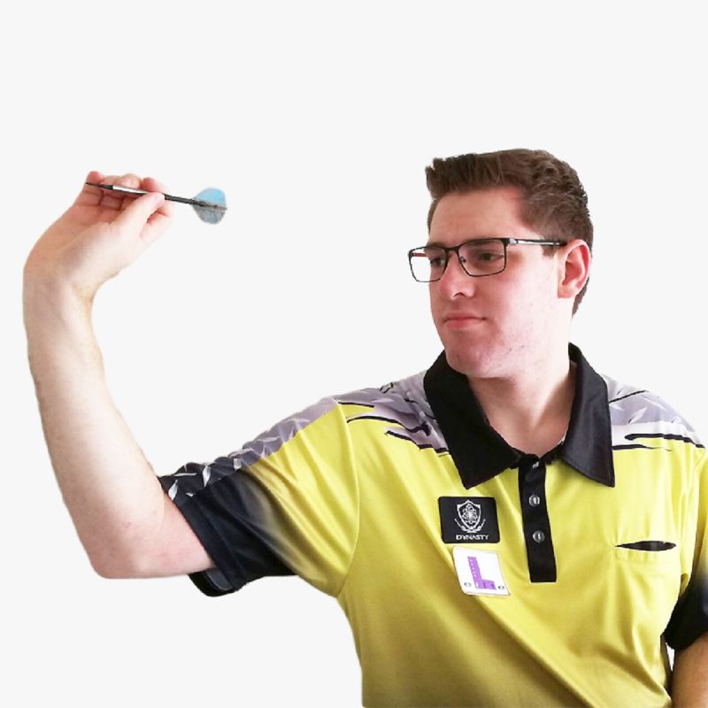 Dynasty Black Line BIONIC Berry van Peer Steel Dart Pfeile 23 Gramm Steeldarts