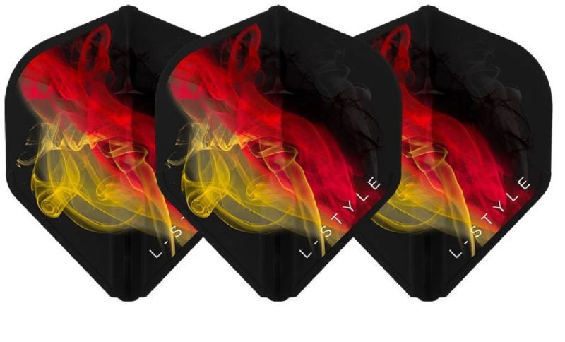 L-Style Signature Flight EZ Standard L1 Gabriel "German Giant" Clemens V3 Black Flights