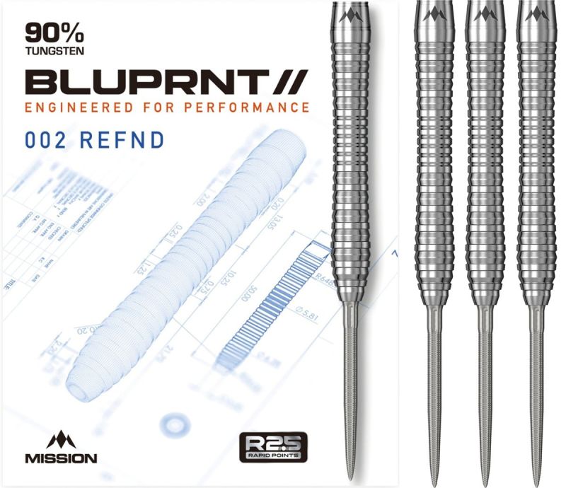 Mission BLUPRNT REFND R2.5 RP 90% Steeldarts 22/24 Gramm Steeldarts