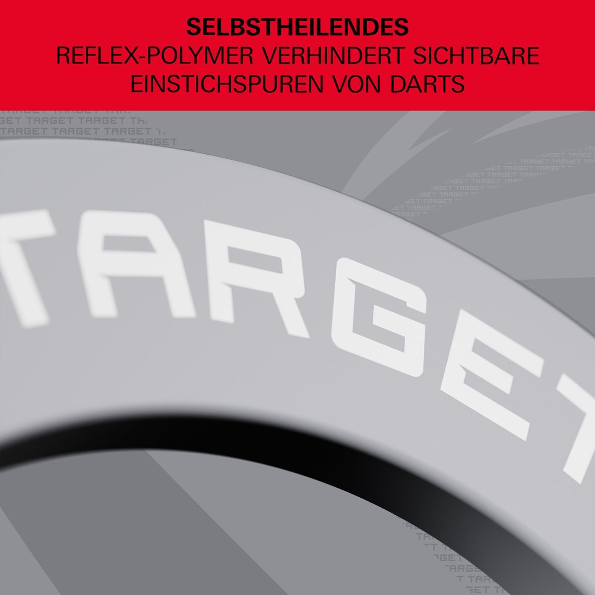 Target Notched Surround Catchring Schwarz/Rot/Grau Auffangring