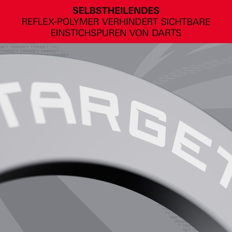 Target Notched Surround Catchring Schwarz/Rot/Grau Auffangring