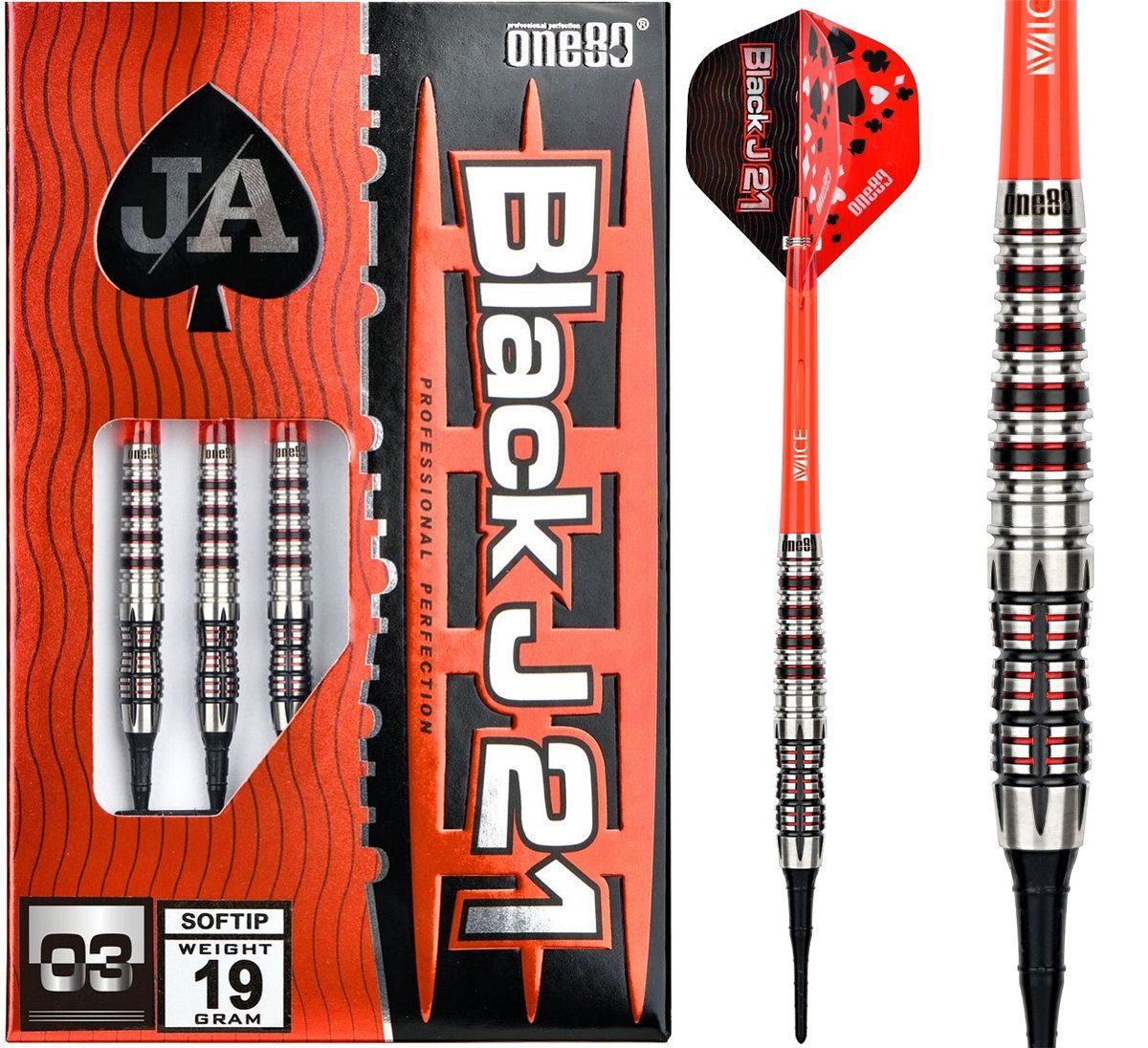 one80 Black J21 03 19 Gramm Softdarts Softdarts