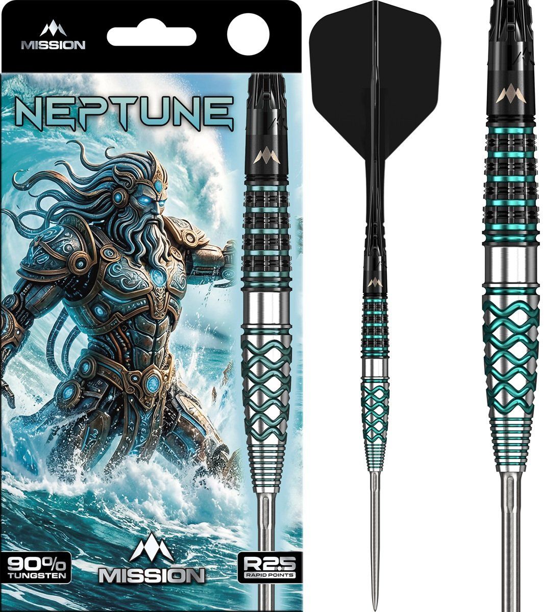 Mission Neptune RP 90% Steeldarts 21/23/25 Gramm Steeldarts