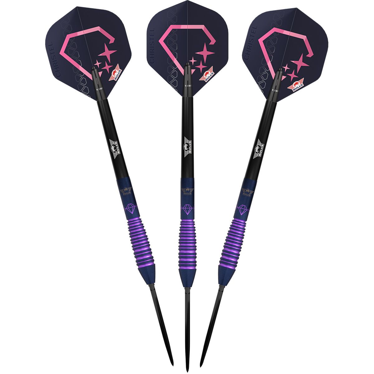 Bull´s Christel Timmermans E1 CP 90% Steeldarts 25 Gramm Steeldarts