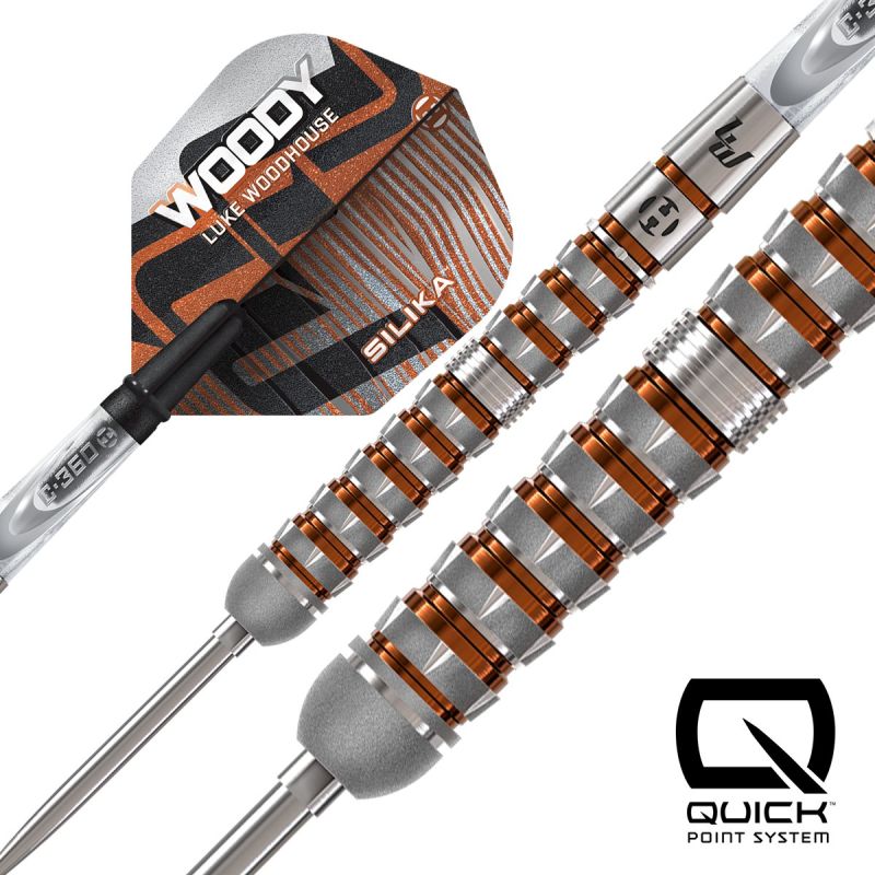 Harrows Luke Woodhouse G3 90% Quick Points Steeldarts 21/23/25 Gramm Steeldarts
