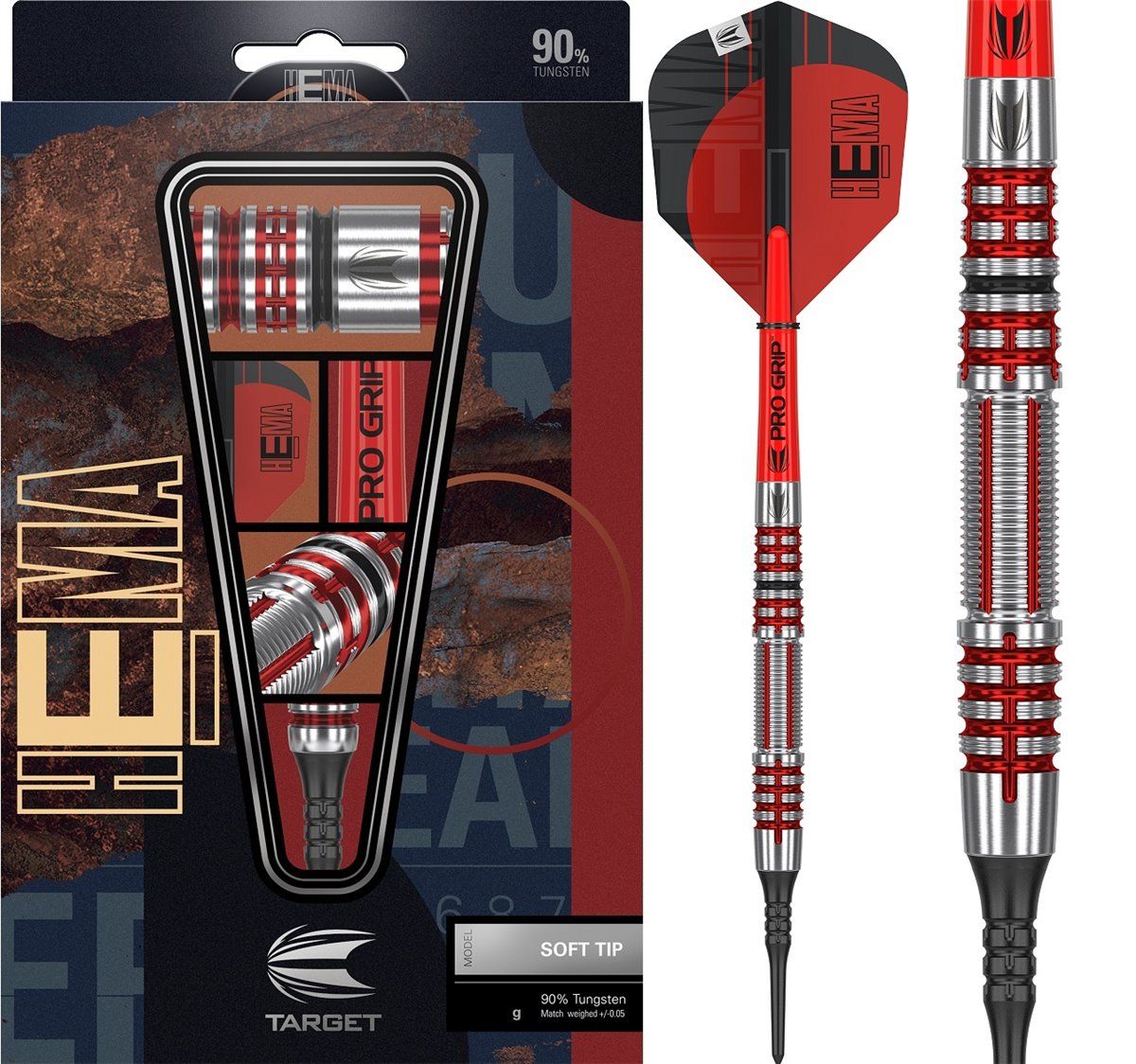 Target Hema 11 90% Softdart 19/21 Gramm Softdarts