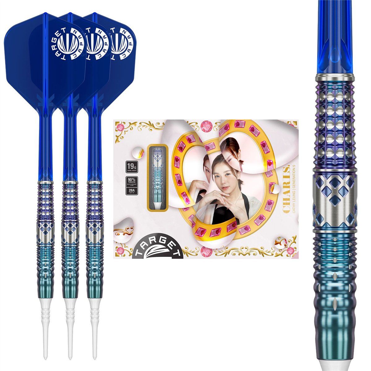 Target Cathy Leung Charis G5 90% 2BA Softdarts 19 Gramm Softdarts