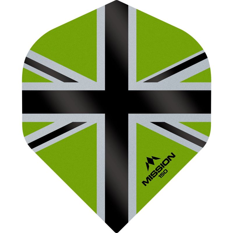 Mission Alliance X Union Jack Dart Flights No2 Standard 150 Micron Flights
